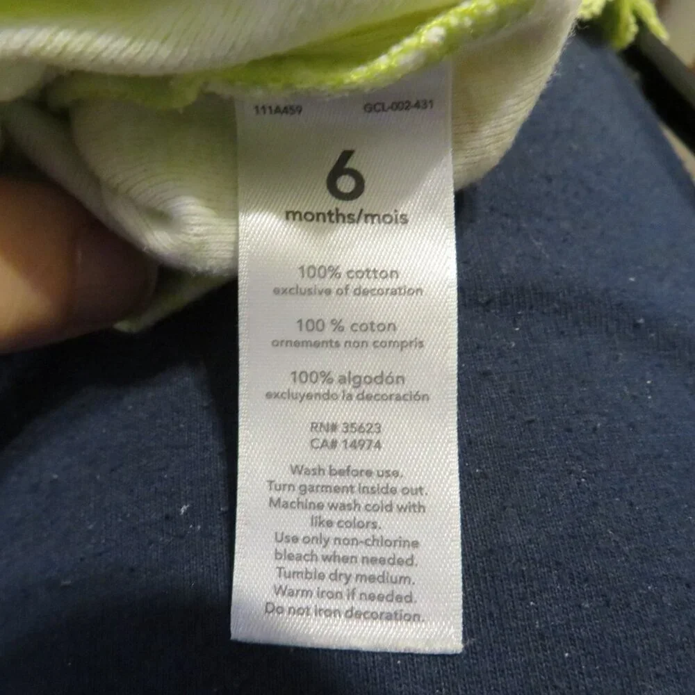 Carters lime green
